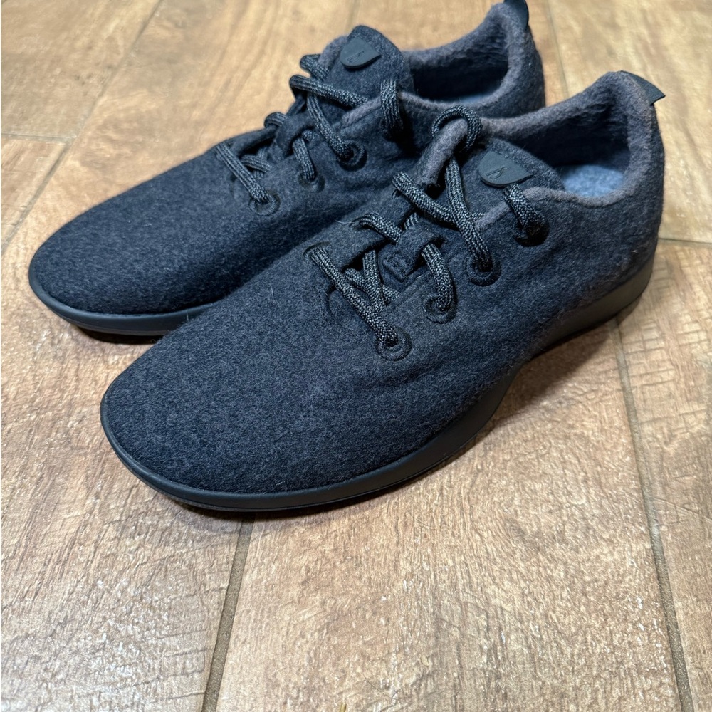 Allbirds Women’s Size 8 Wool Runner WR Black Merino Athleisure Running Shoe